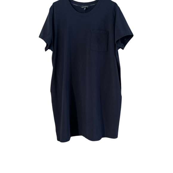 Banana Republic Dresses & Skirts - Banana Republic Dress Black Knit Side Pockets Front Pocket Scoop Neck Size XXL